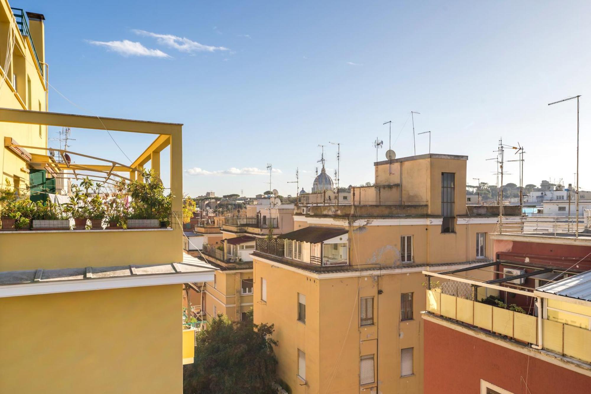 Welcome Dhome - Cozy Penthouse With St. Peter View Roma Eksteriør bilde