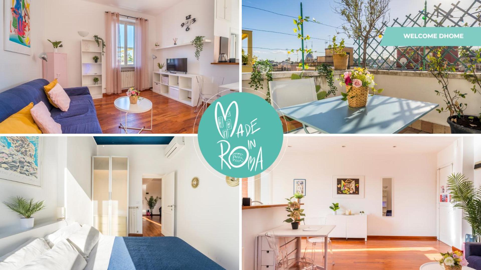 Welcome Dhome - Cozy Penthouse With St. Peter View Roma Eksteriør bilde